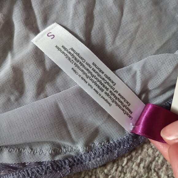 NWT Adore Me Cyla Push Up Set size 34A S purple lace/mesh - Picture 9 of 10